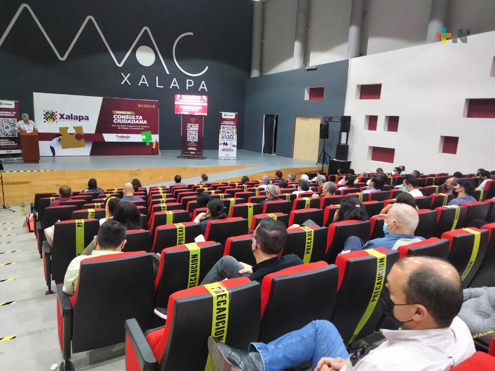 Concluyen en Xalapa foros de consulta para redactar el Plan Municipal de Desarrollo 2022-2025