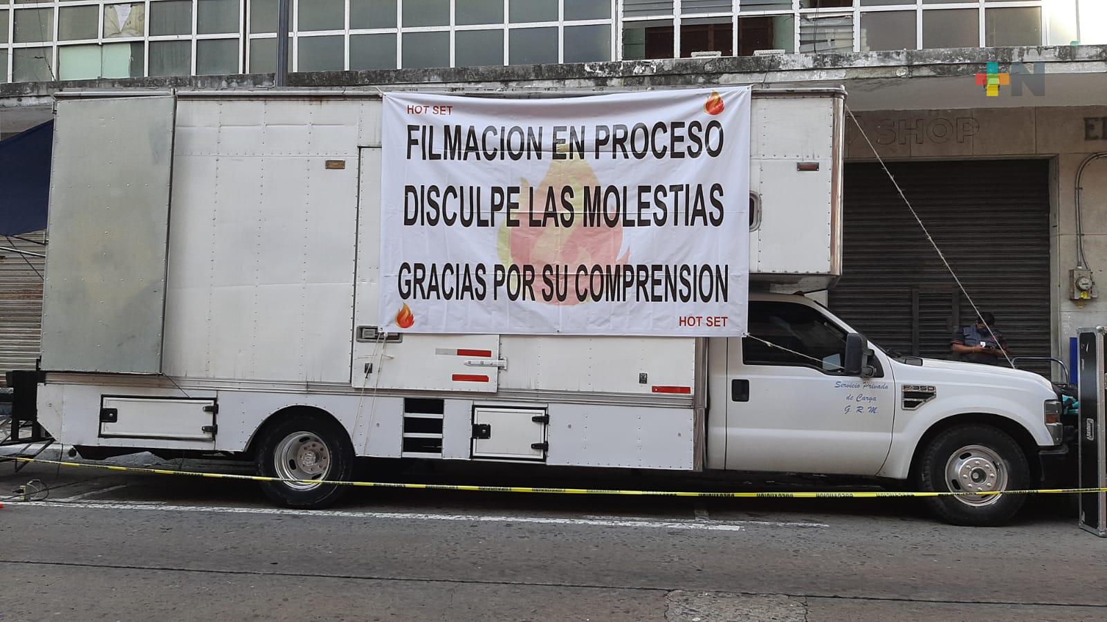 Continúan grabaciones para serie de  HBO Max en el puerto de Veracruz