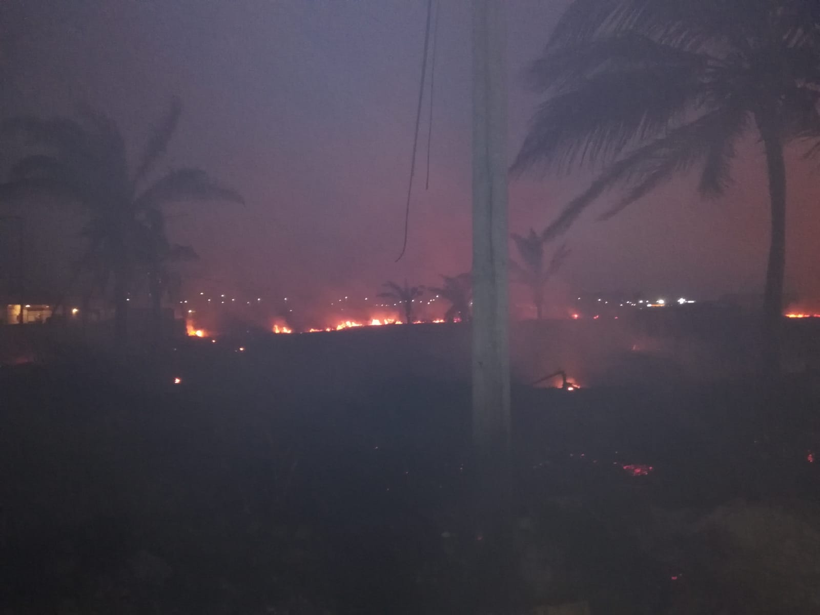 En un día ocurrieron 22 incendios de pastizales en Coatzacoalcos
