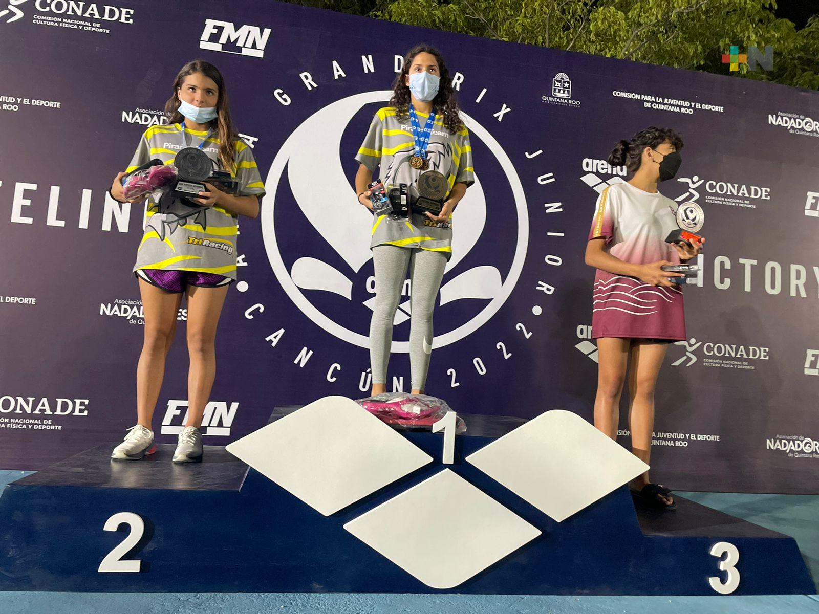 Finaliza Veracruz con tres oros en Grand Prix Junior de Natación