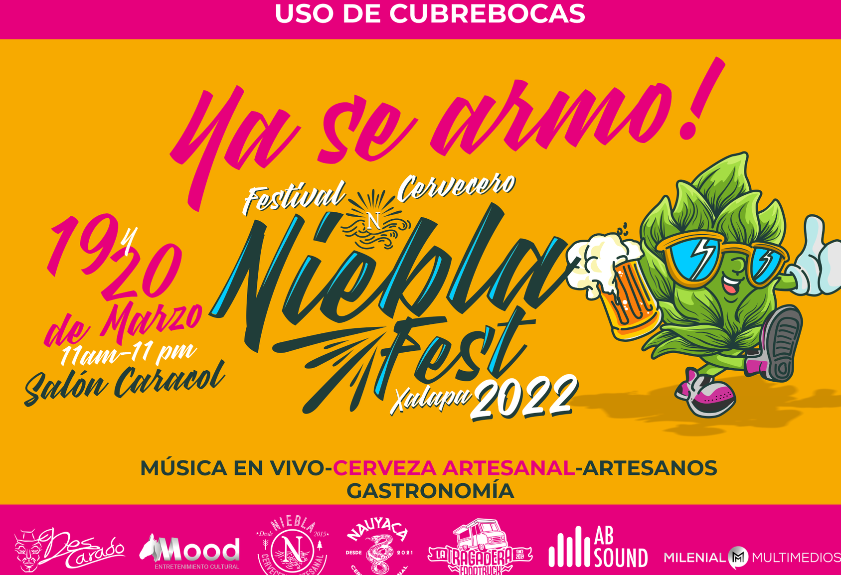 El 19 y 20 de marzo realizarán el Niebla Fest en Xalapa