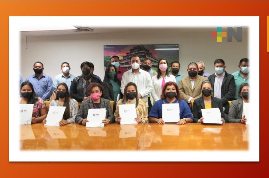 Docentes de Misiones Culturales reciben de SEV altas definitivas del ciclo escolar 2021-2022