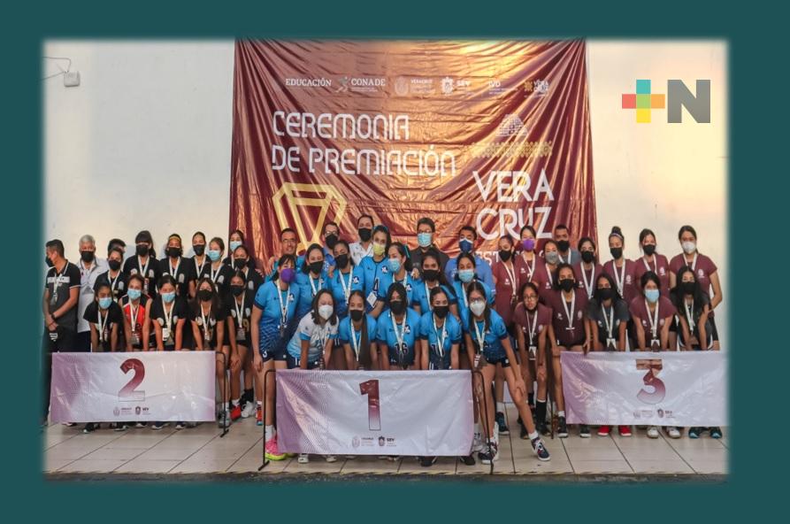 Xalapa y Veracruz dominaron el voleibol de sala en los Juegos Estatales 2022