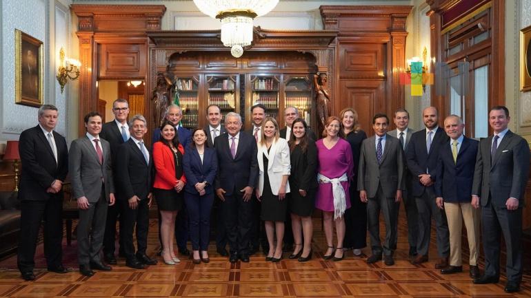 Presidente López Obrador dialogó con empresarios de Nuevo León