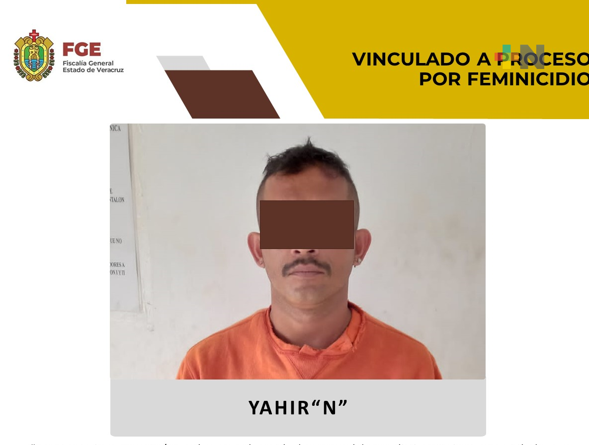Presunto feminicida es vinculado a proceso en Xalapa
