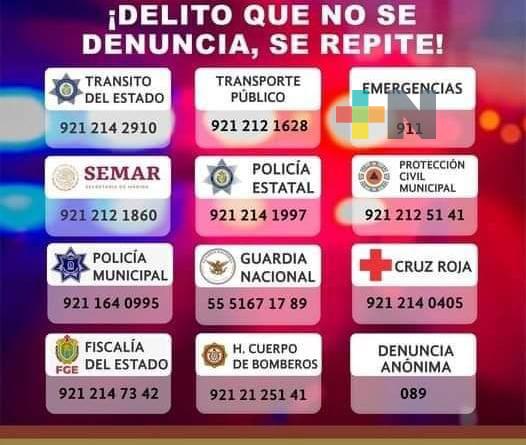 En Coatzacoalcos invitan a turistas denunciar delitos que se presenten durante vacaciones de Semana Santa