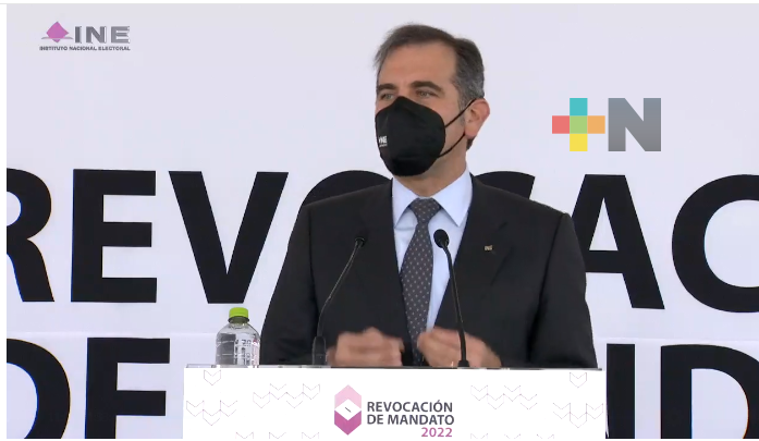 No es vinculante votación de Consulta de Revocación de Mandato: INE
