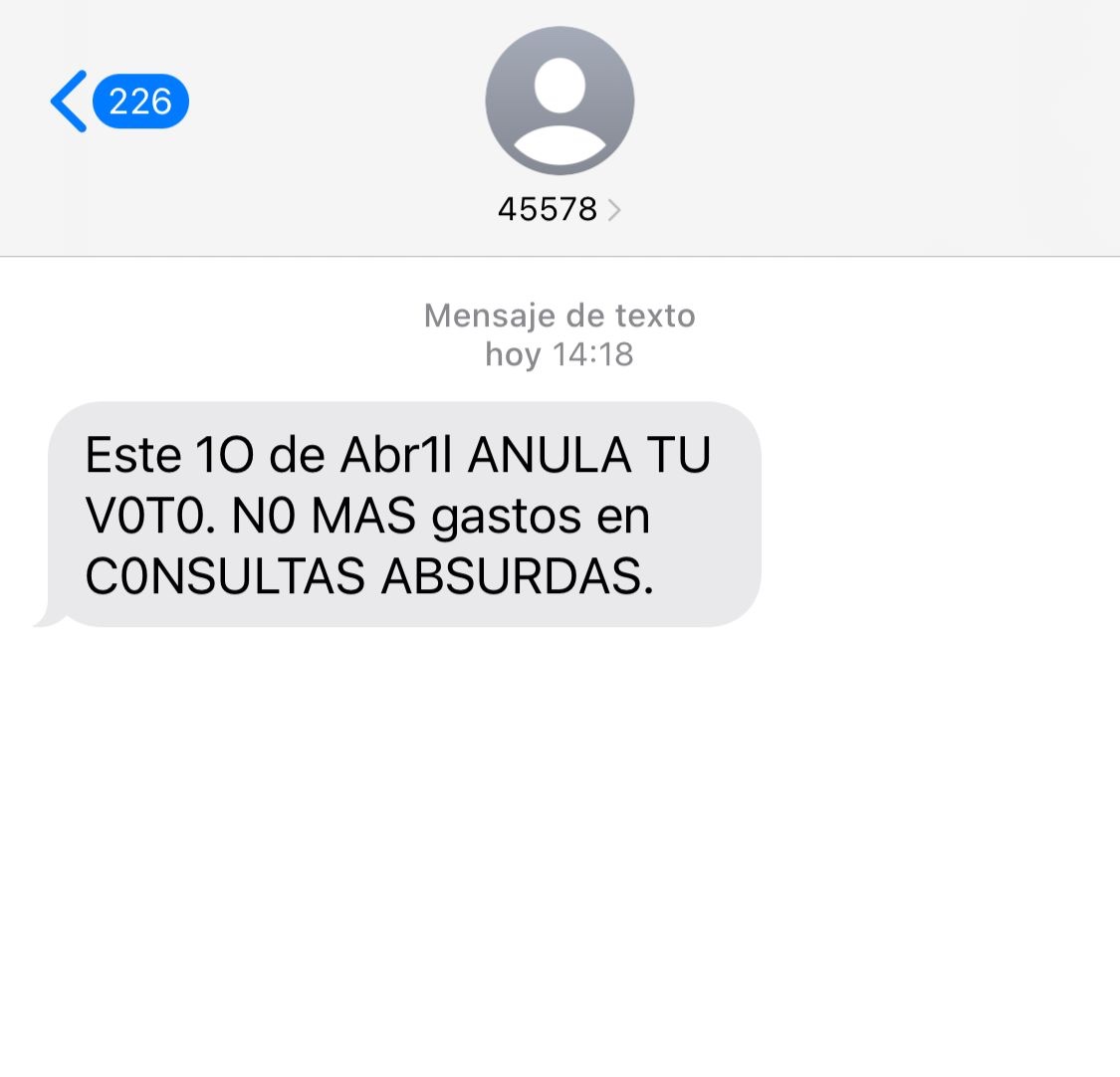 Denuncian mensajes y llamadas telefónicas que piden mañana votar contra AMLO