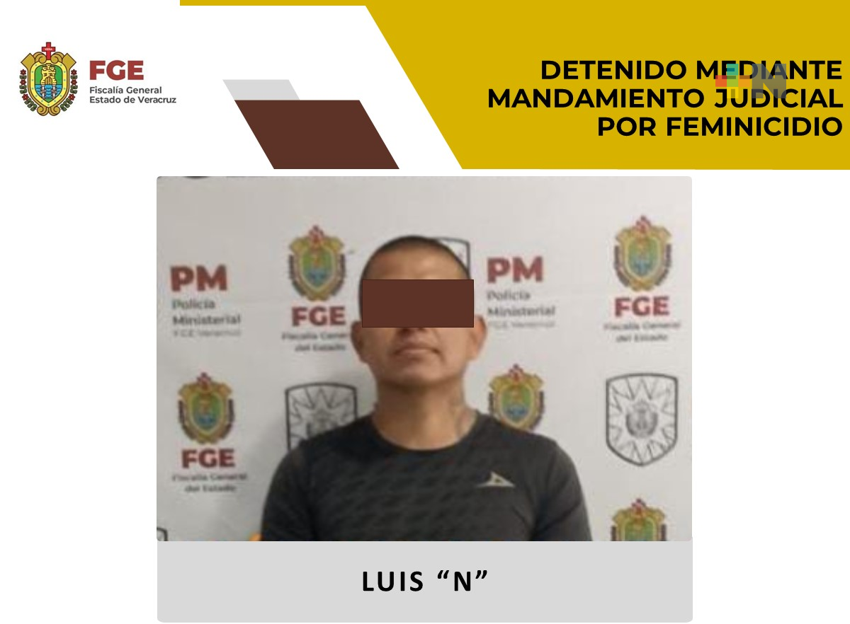 Presunto feminicida es detenido