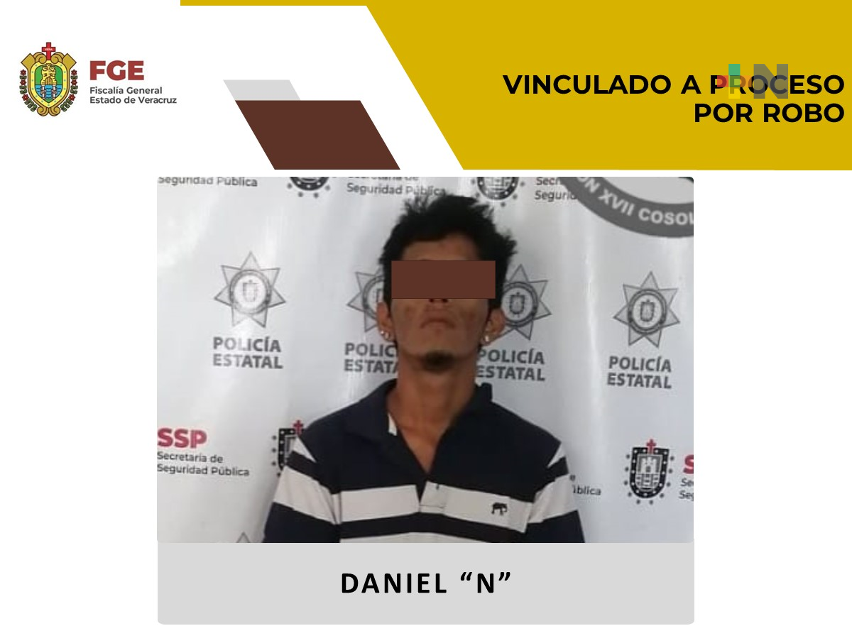 Vinculado a proceso por robo