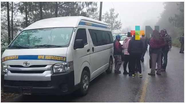 Deja operativo de Tránsito Estatal sin transporte a usuarios de Huayacocotla