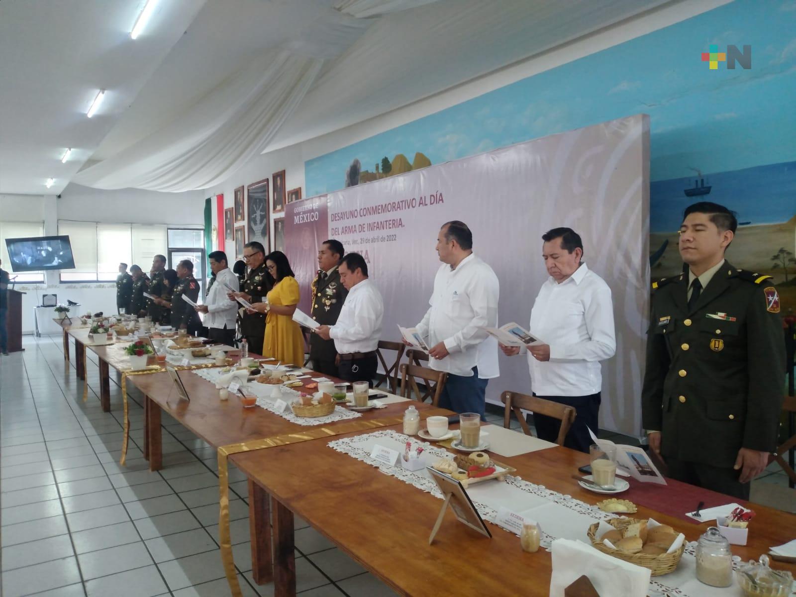 Autoridades de la VI Región Militar reconocieron al personal de Arma de Infantería