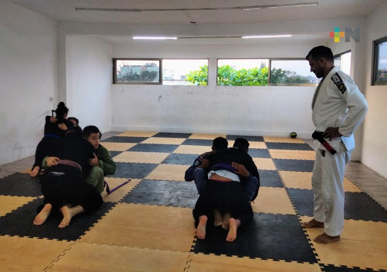 Andson Ferreira impartió campamento de jiujitsu en Coatzacoalcos