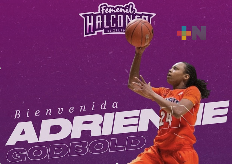 Es Adriene Godbold la cuarta jugadora extranjera de Halcones de Xalapa