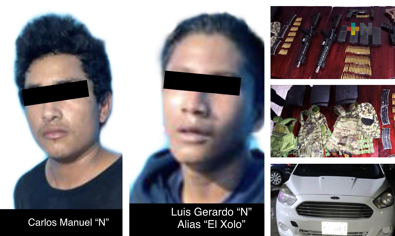 SSP combate la delincuencia, caen dos presuntos integrantes del CJNG en Ángel R. Cabada