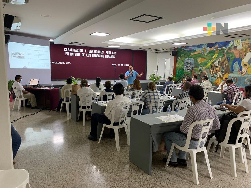 Concluyó capacitación para servidores públicos del ayuntamiento de Coatzacoalcos