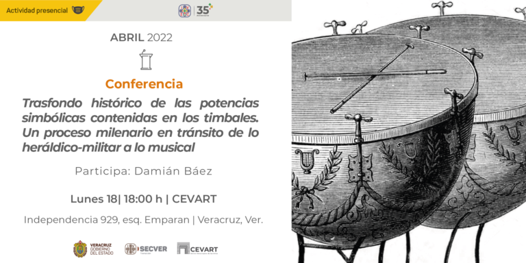Presenta IVEC la conferencia “Trasfondo histórico de las potencias simbólicas contenidas en los timbales”
