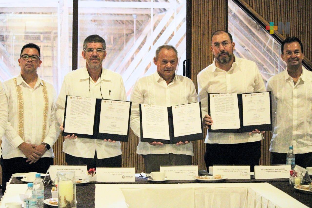 Canadevi y Gobierno de Veracruz firman convenio de colaboración