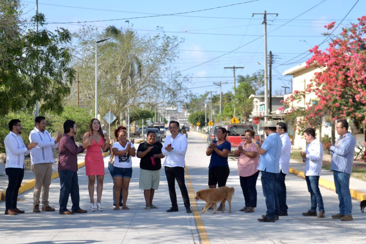 Con cariño estamos cumpliendo los compromisos en Pueblo Viejo, gobernador Cuitláhuac