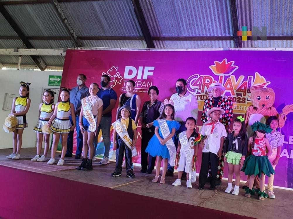 Eligen a corte real infantil del carnaval de Tuxpan