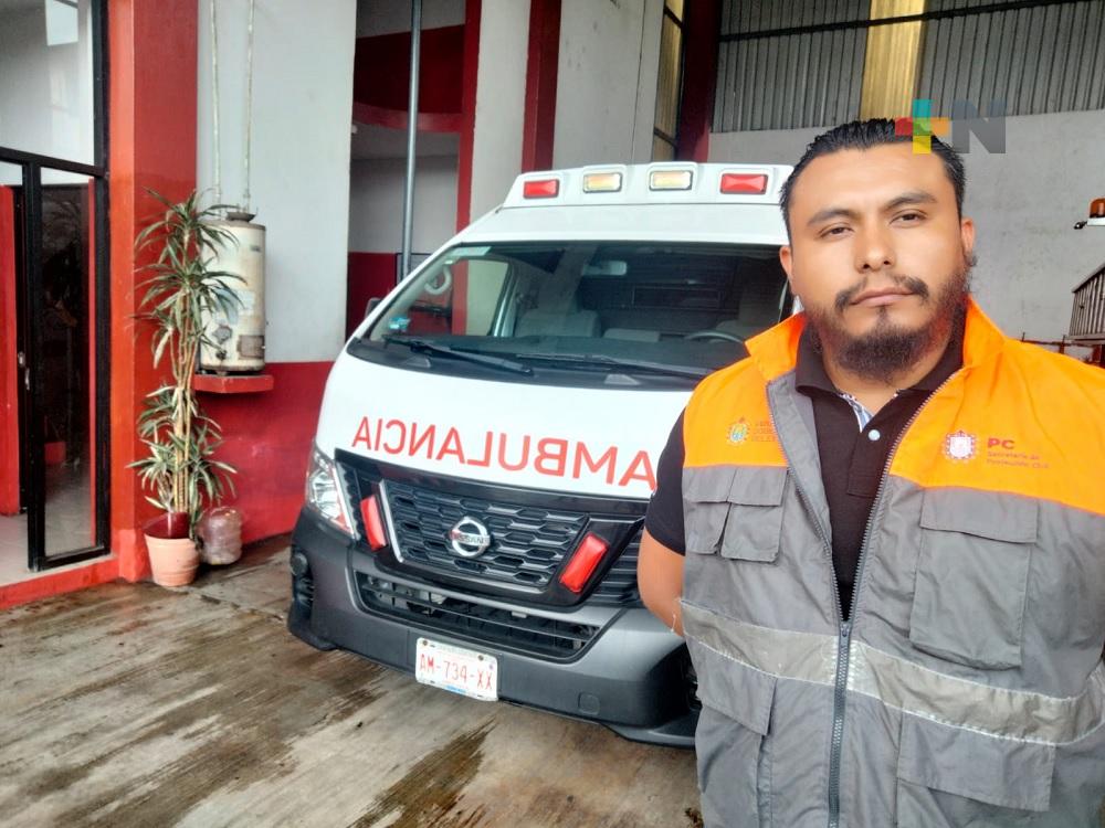 En Coatepec hay nueva ambulancia para atender las emergencias