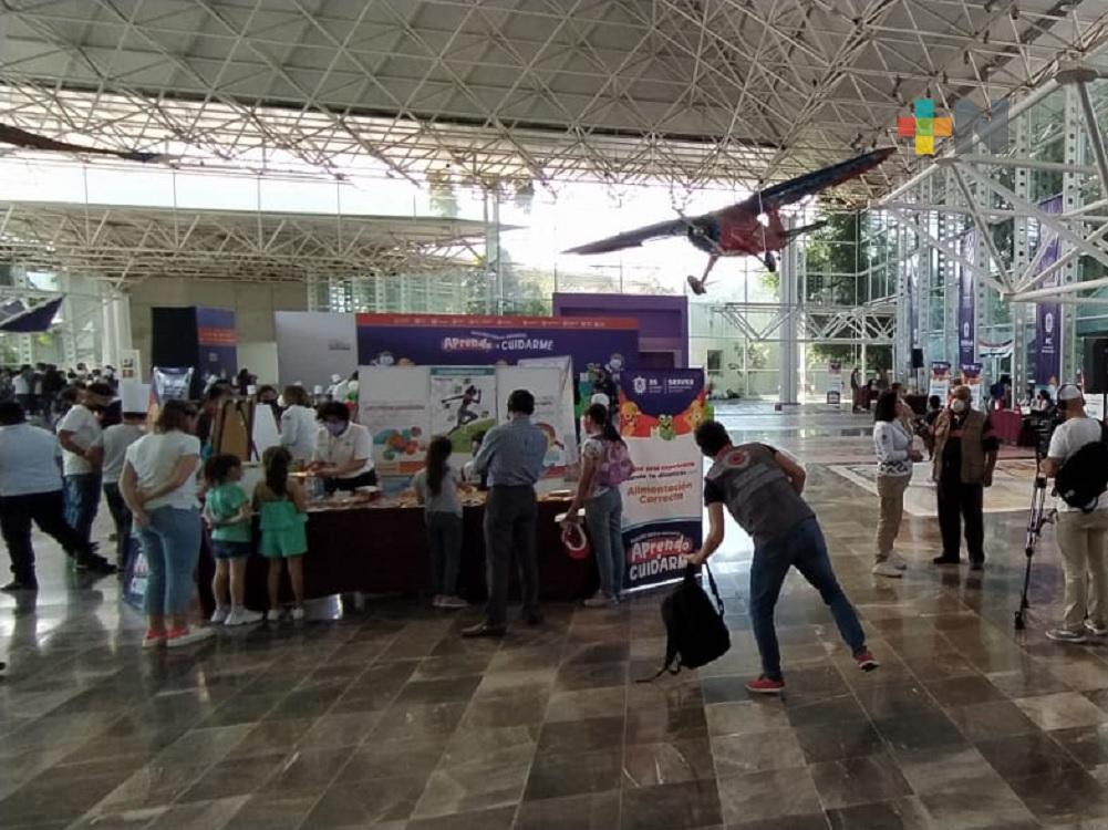 En Xalapa concluyen actividades de la macro feria infantil “Aprendo a cuidarme”