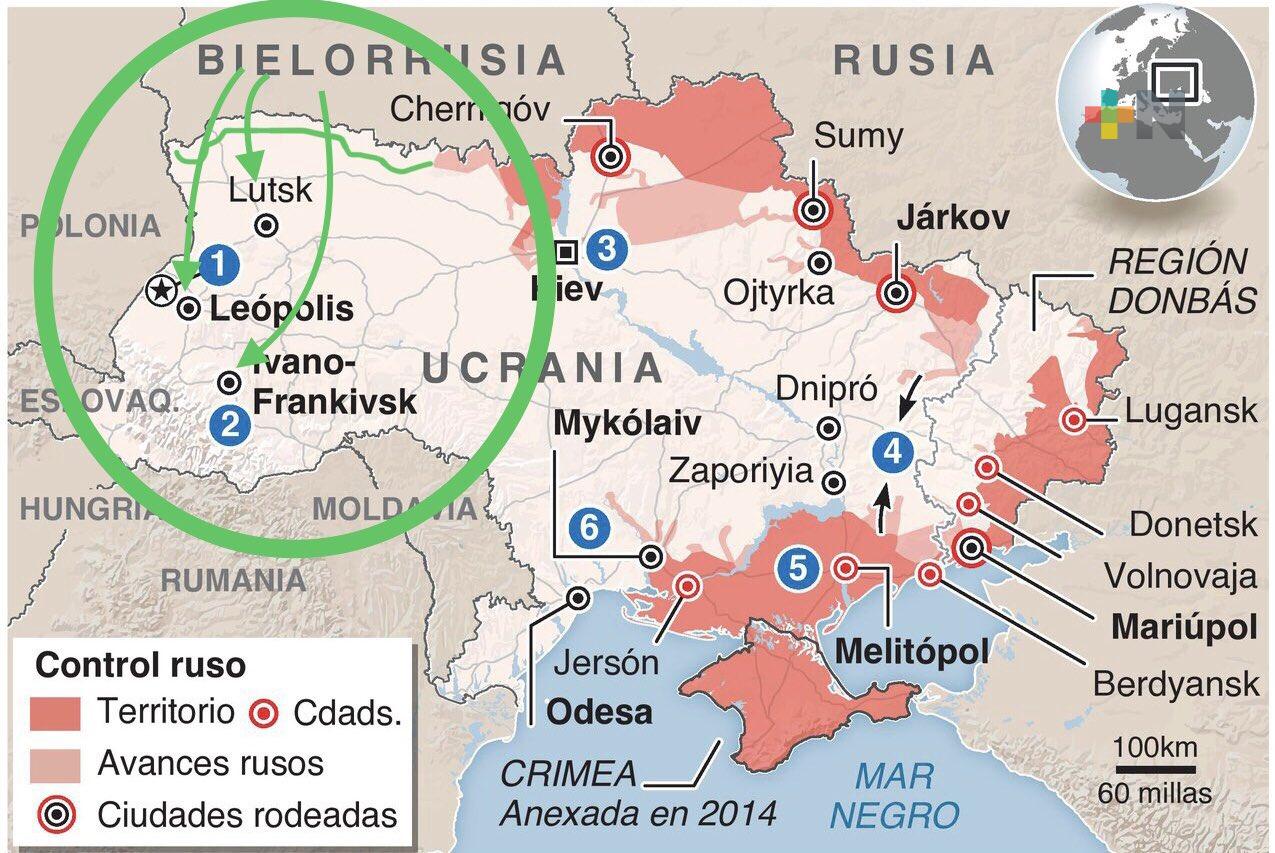 Impactan misiles a Odesa, mientras tropas rusas dejan los alrededores de Kiev