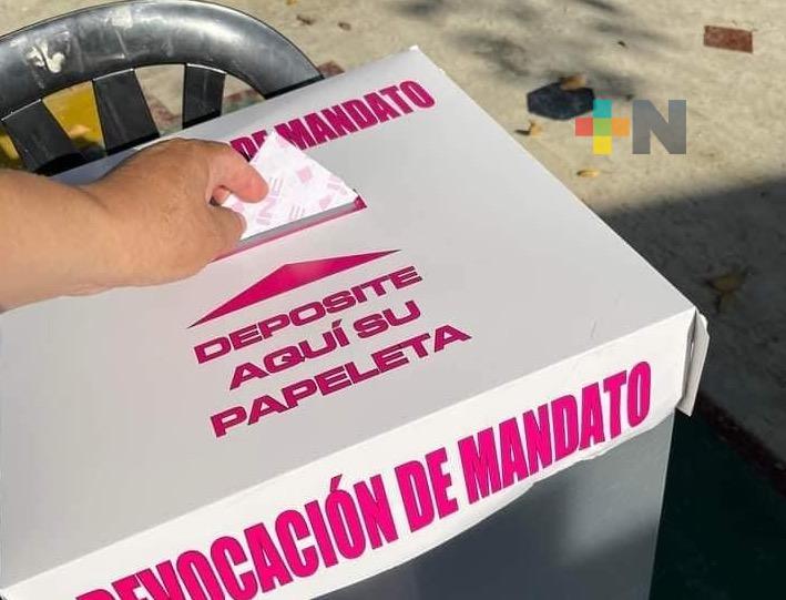 En marcha, la consulta de Revocación de Mandato en el estado de Veracruz