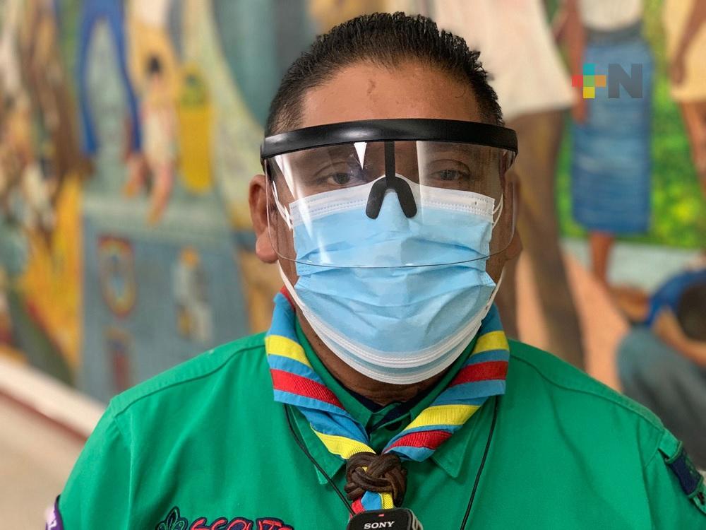 Scouts piden a coatzacoalqueños mantener limpias playas durante Semana Santa