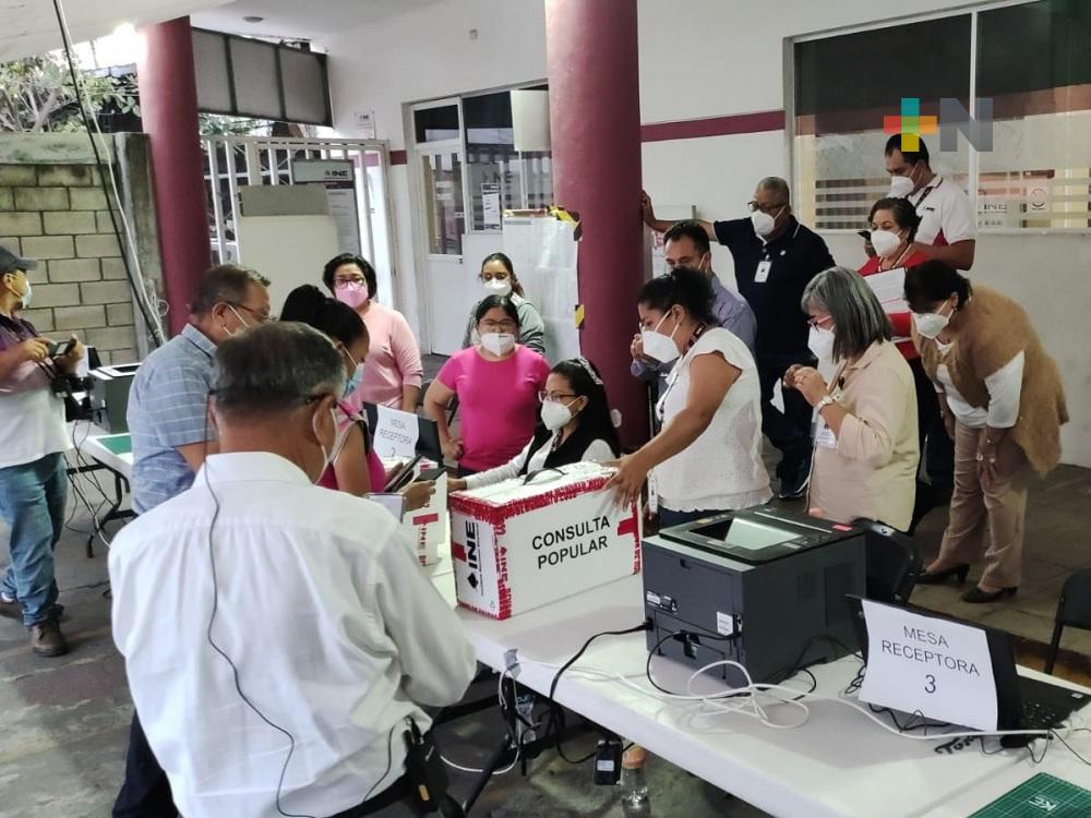 Llegan primeras casillas de consulta de revocación al Consejo Distrital 16 en Córdoba