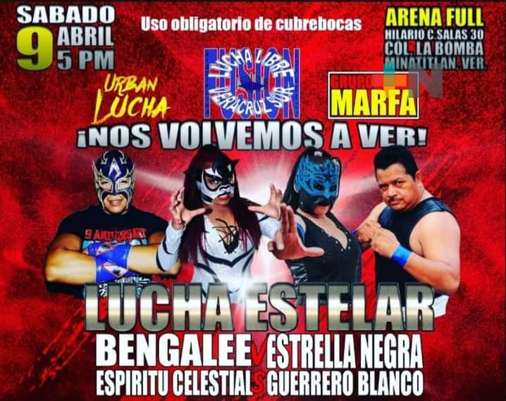 Regresa la lucha libre profesional a Minatitlán