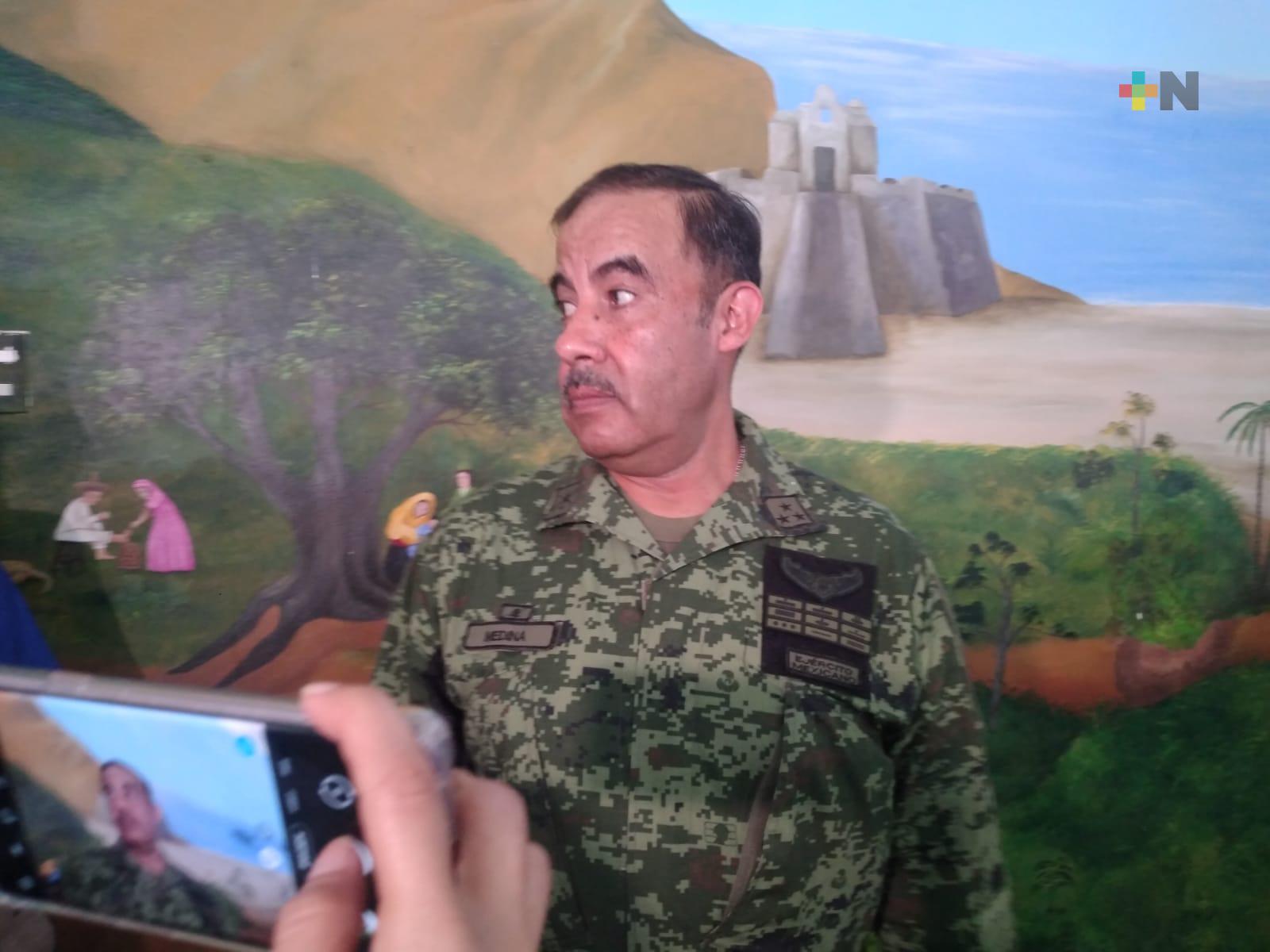 Sedena coadyuvará para brindar seguridad en Veracruz y Boca durante Semana Santa