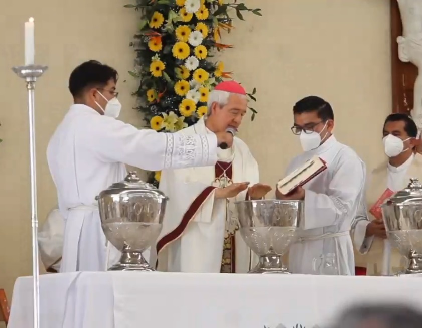 Continúan actividades de Semana Santa en Catedral de Xalapa