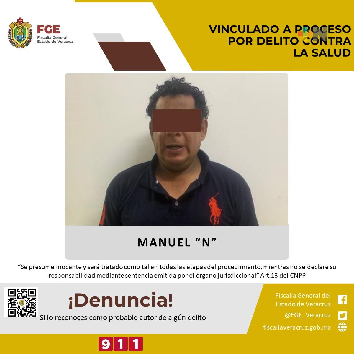 Fue vinculado a proceso presunto narcomenudista