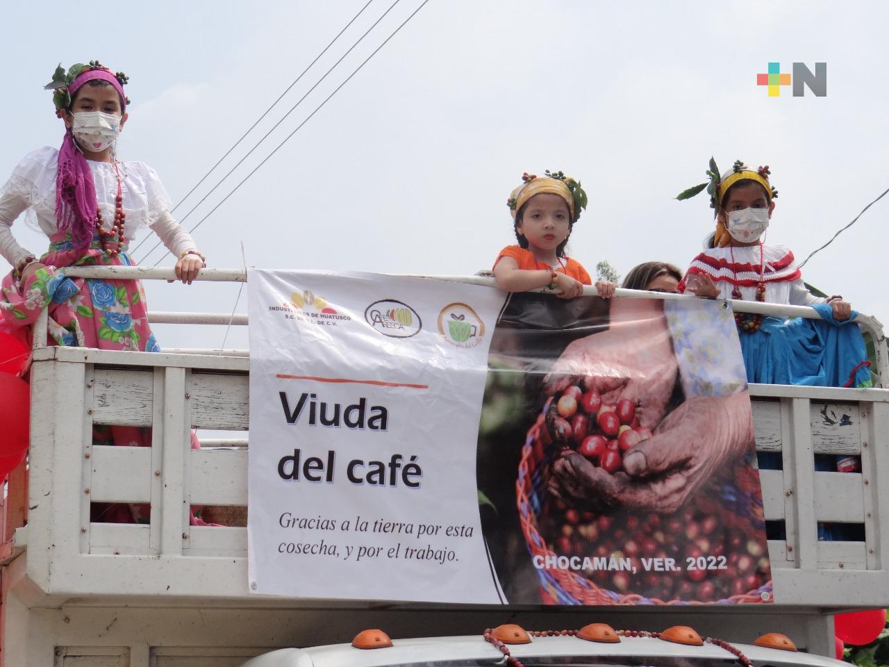 Con ritual de la «viuda» celebran fin de cosecha del café en Chocamán