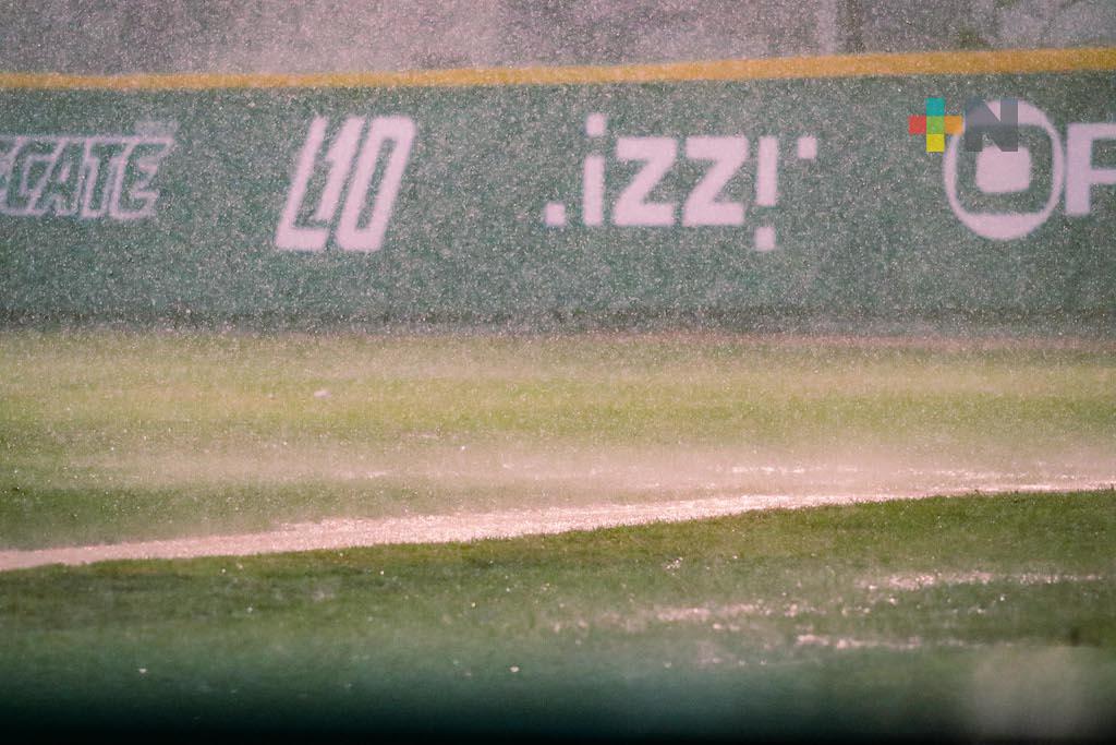 La lluvia impidió el inicio de la serie Olmecas-Águila, en Macuspana