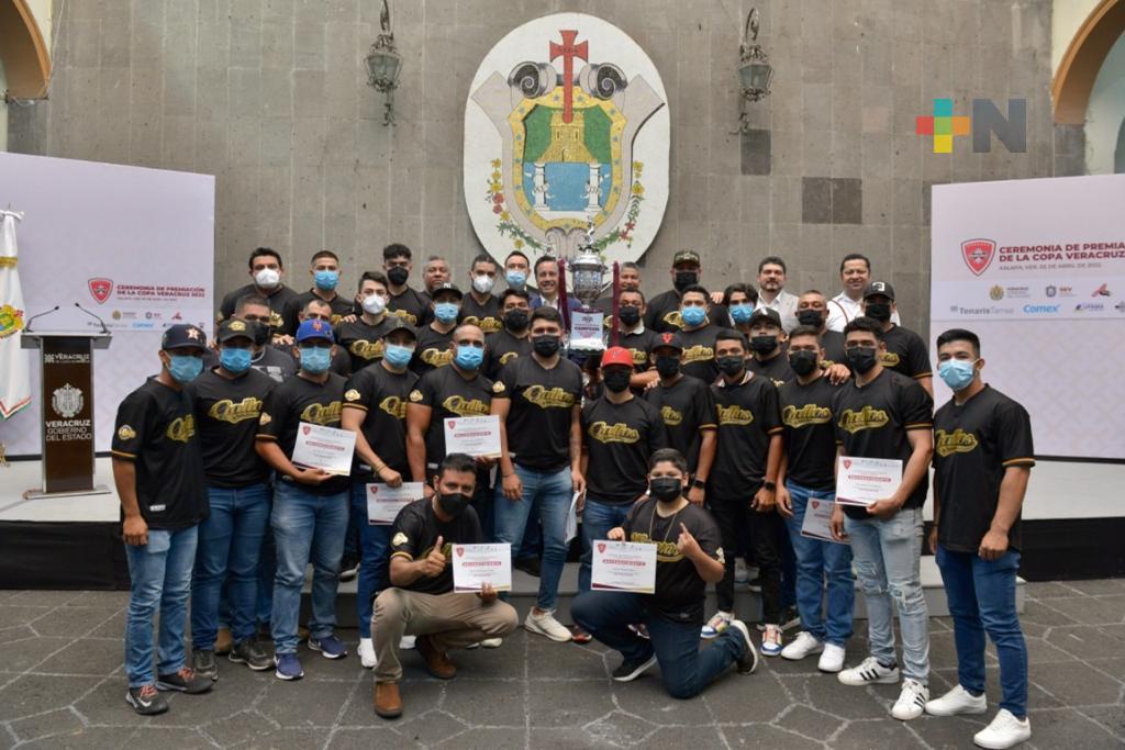 Anuncia Gobernador segunda edición del torneo estatal de béisbol Copa Veracruz