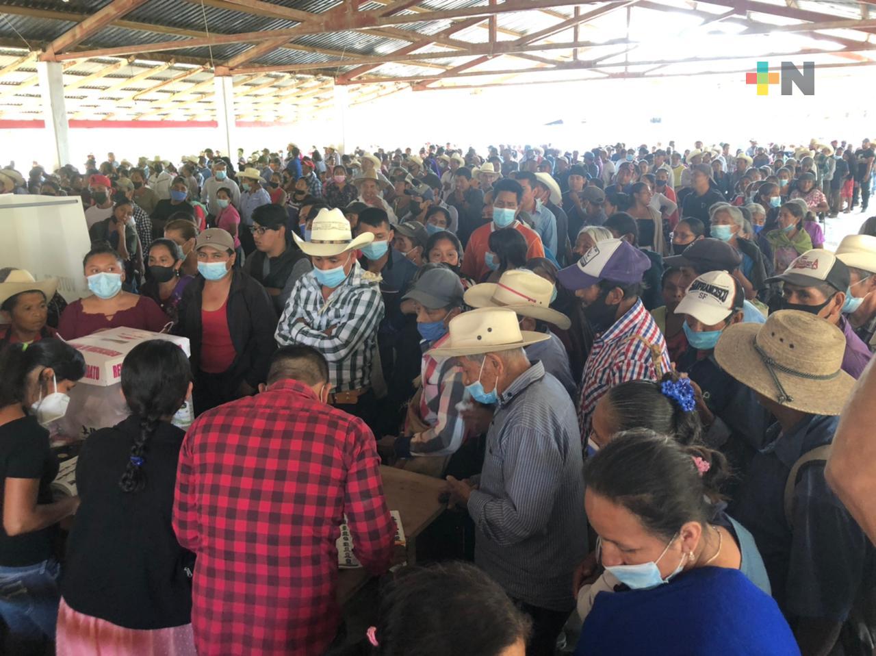 Alta participación en la Huasteca durante la jornada de Revocación de Mandato