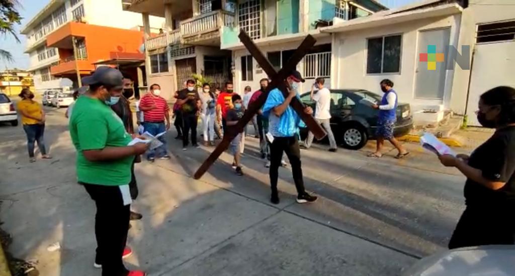 Iglesia de la Virgen del Carmen de Coatzacoalcos prepara representación de viacrucis