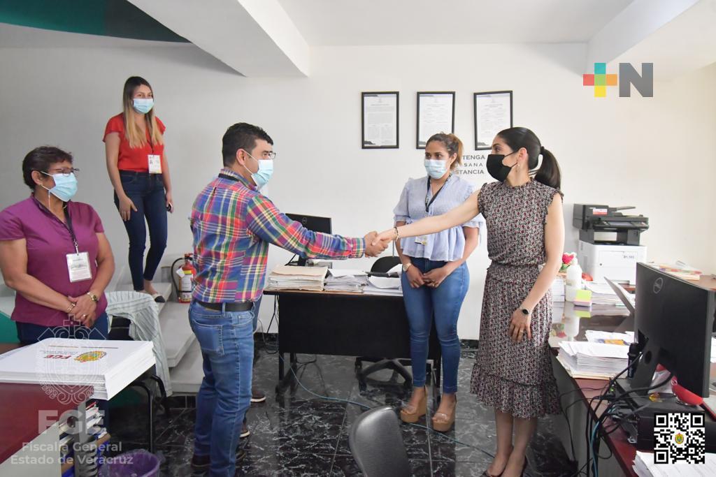Fiscal General realiza visita de supervisión en Fiscalía Regional Veracruz