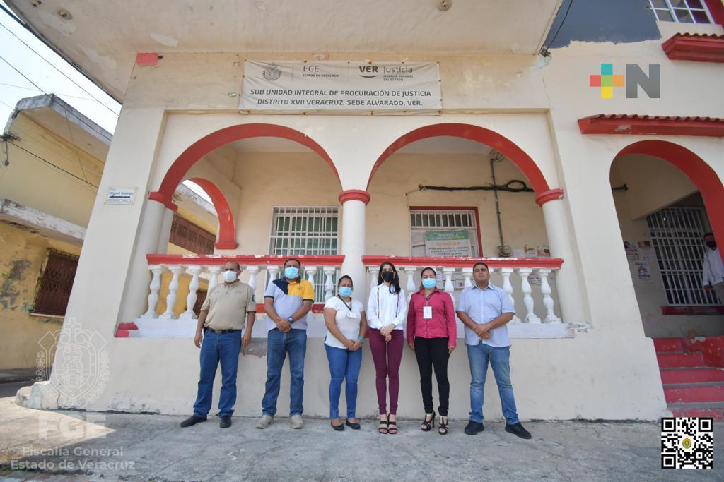 Titular de la FGE supervisa trabajo de Procuración de Justicia en Alvarado