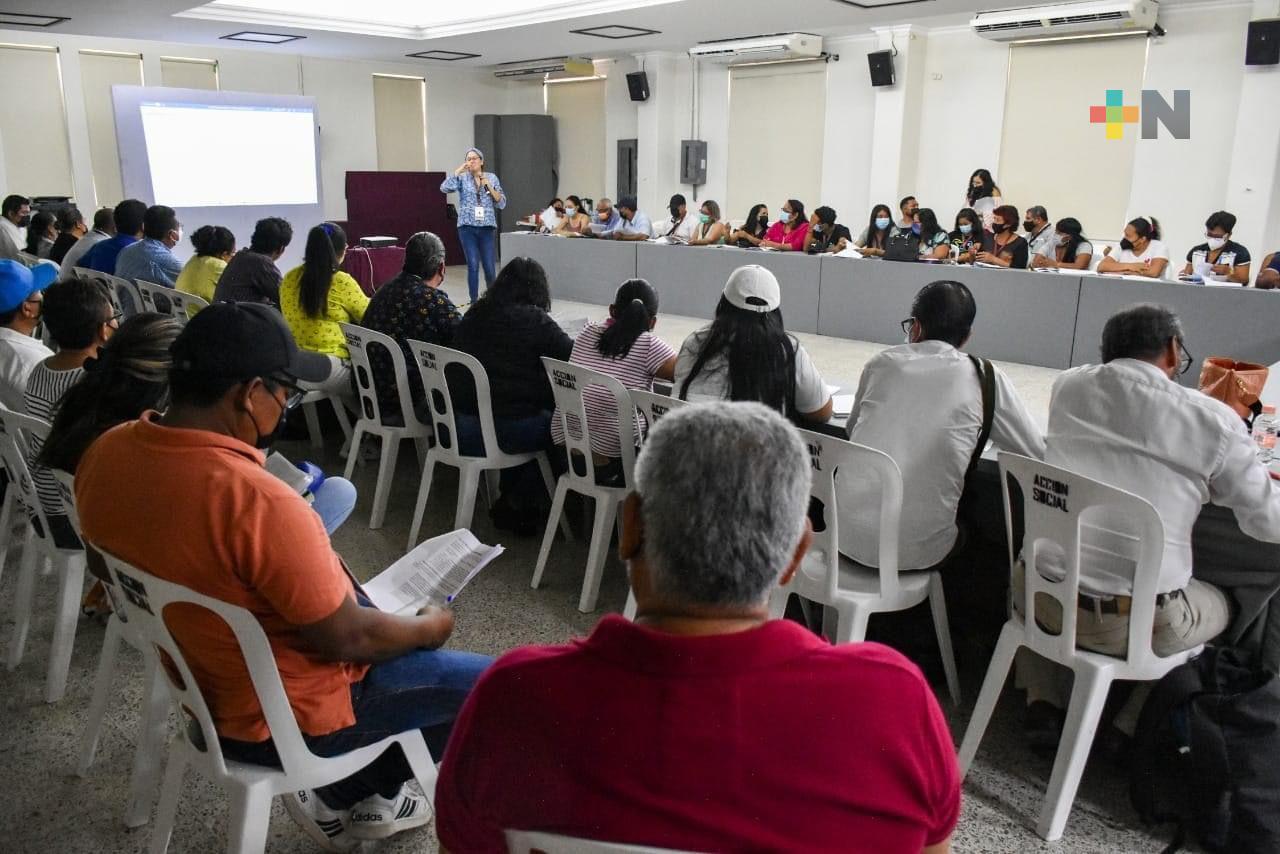 Capacitarán a jefes de manzana de Coatza