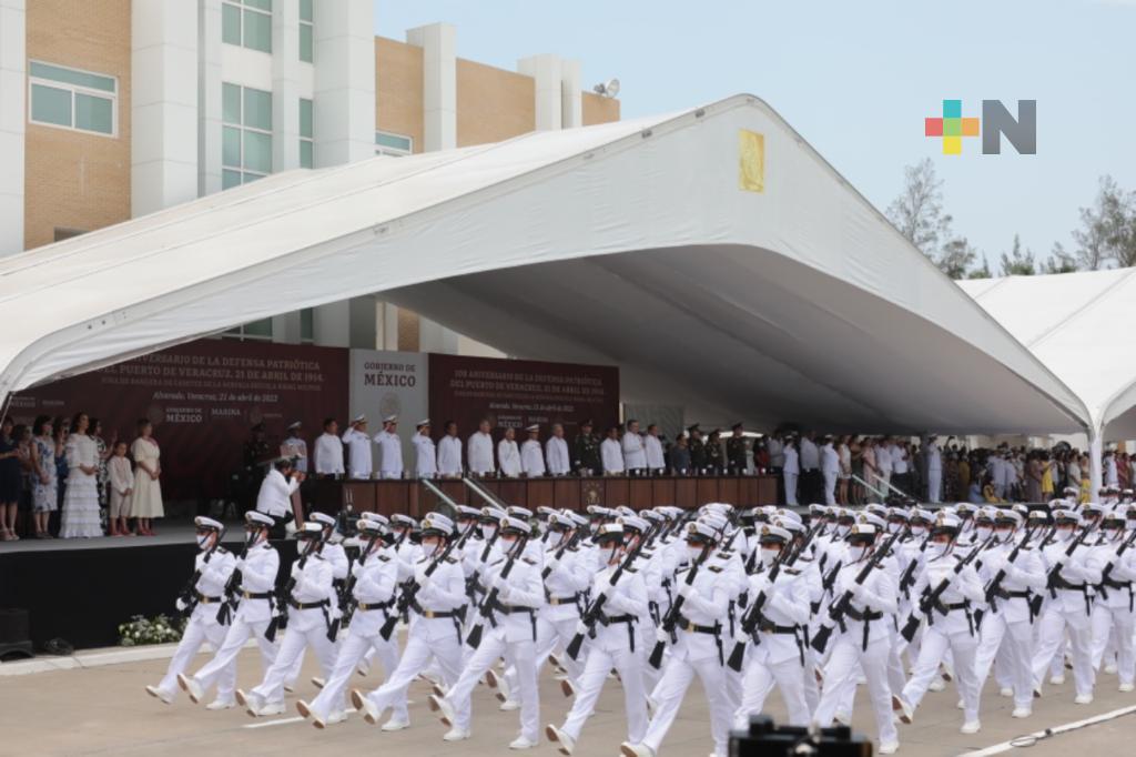Encabeza Presidente el 108 aniversario de la Defensa del Puerto de Veracruz
