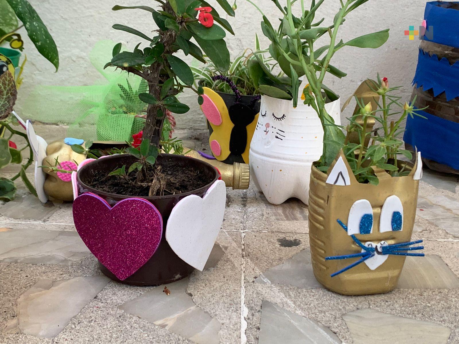 Celebran asociaciones civiles de Coatza, el Día de la Maceta