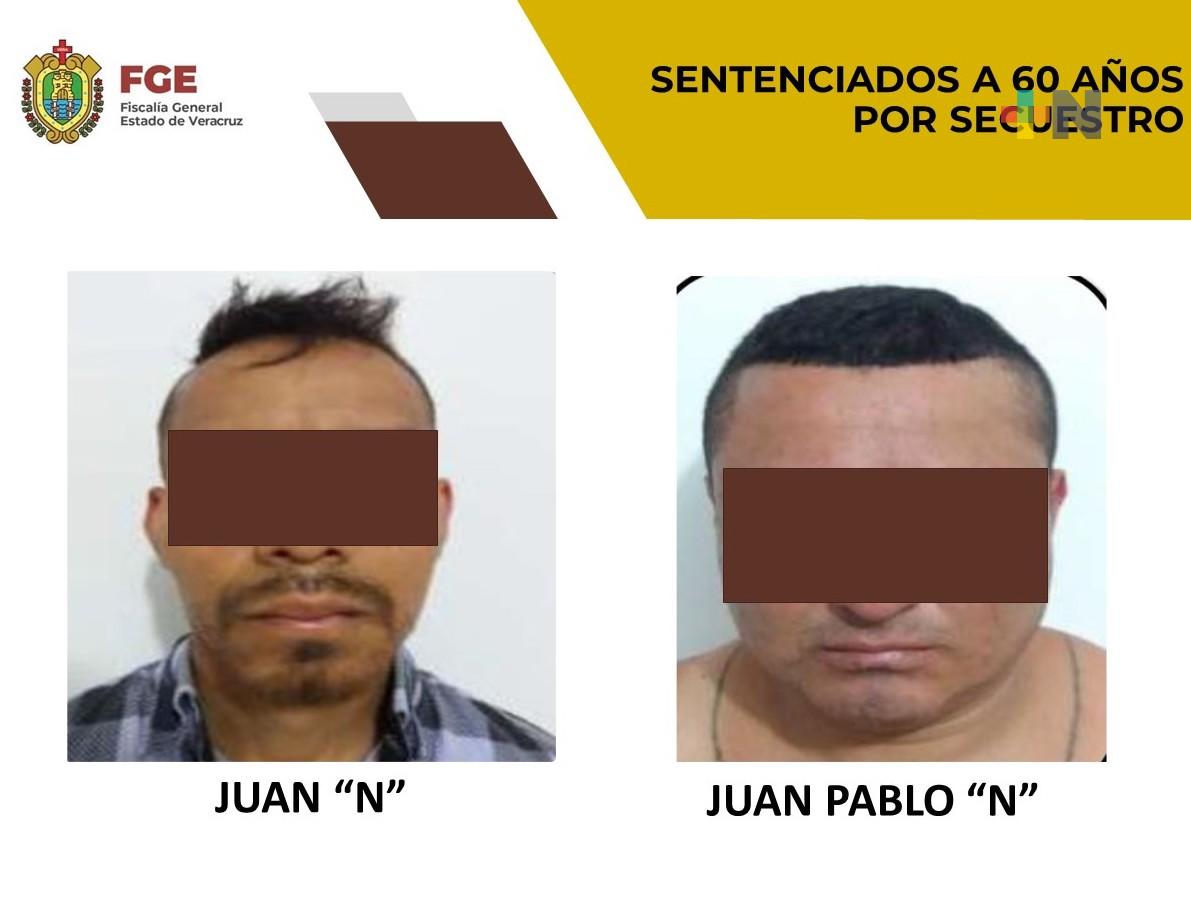 Juan «N» y Juan Pablo «N» son sentenciados a 60 años de prisión por secuestro