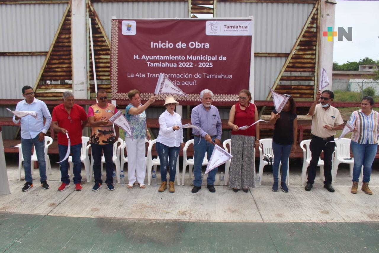 Rehabilitarán la Unidad Deportiva “Sergio Lira Gallardo” de Tamiahua