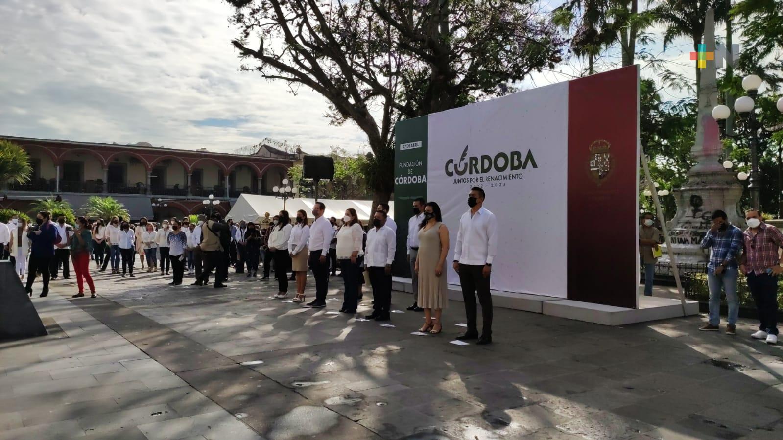 Conmemoran el 404 aniversario de la fundación de Córdoba