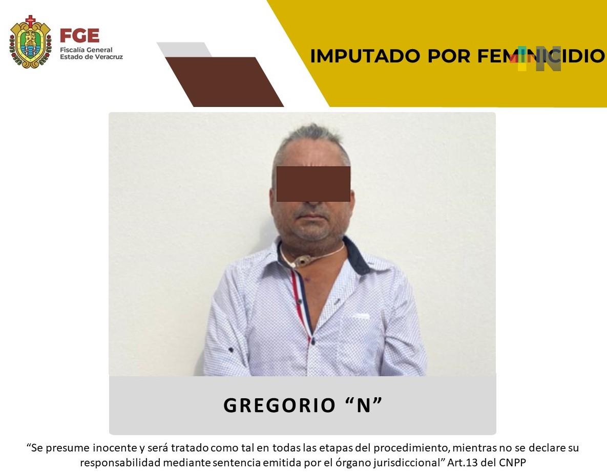 Presunto feminicida es imputado en la zona sur