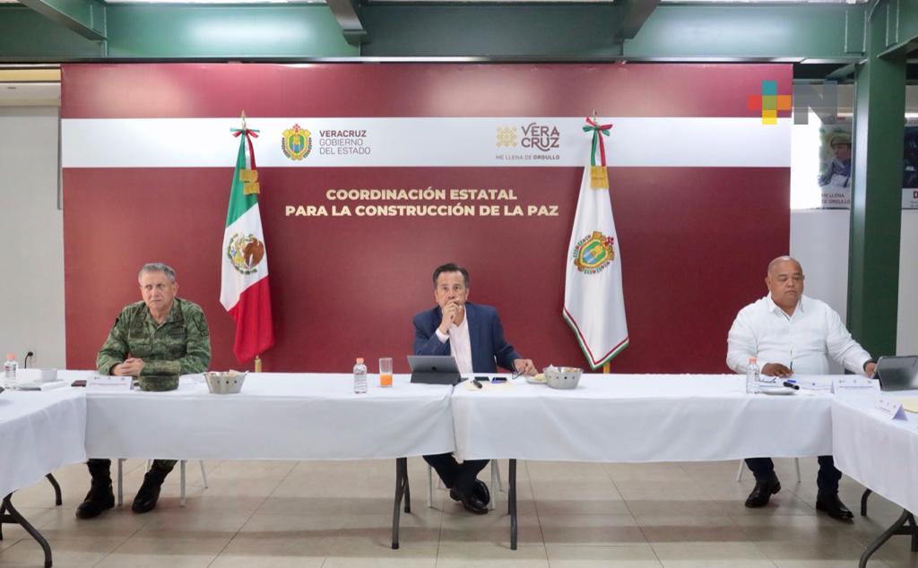 En Emiliano Zapata, la FGE brindó su reporte en la Mesa de Construcción para la Paz