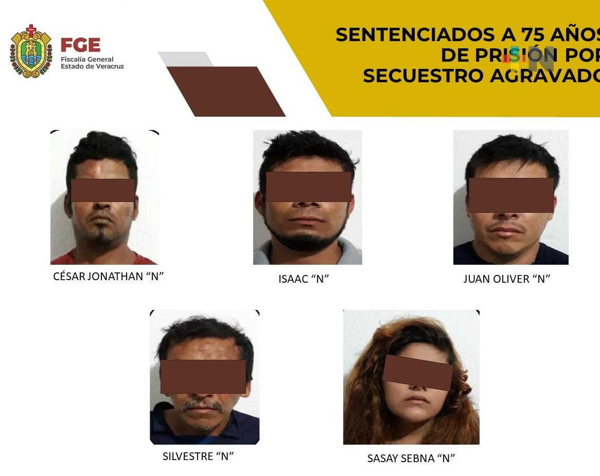 Sentencian a 75 años de prisión, a banda de secuestradores al sur del estado